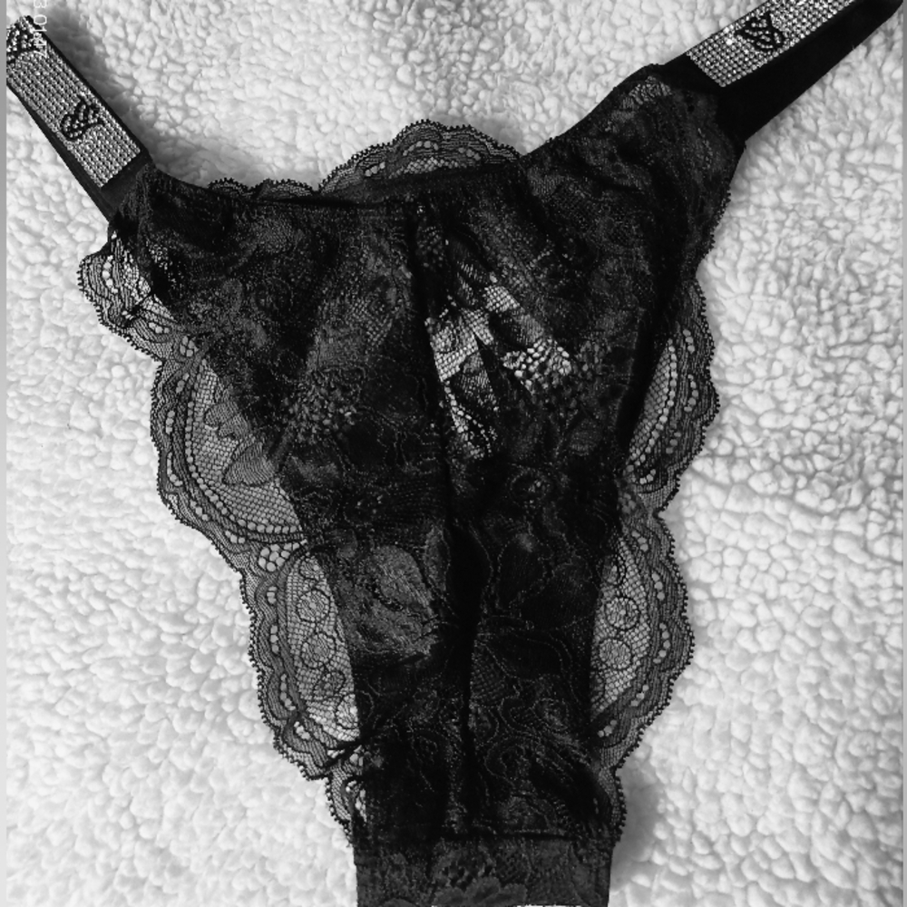 Victoria's Secret Black Lace Panties